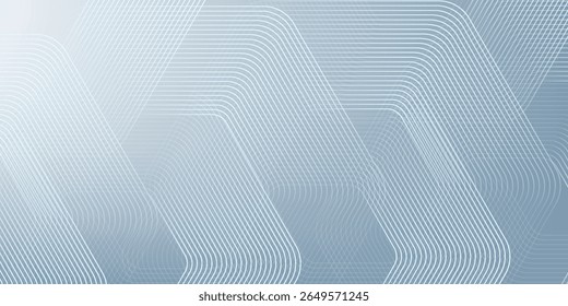 White abstract background with dynamic wavy hexagon texture. suitable for wallpaper, poster, banner simple art modern