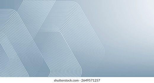 White abstract background with dynamic wavy hexagon texture. suitable for wallpaper, poster, banner simple art modern