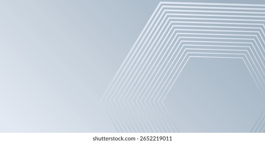 Fundo abstrato branco com textura de hexágono ondulado dinâmico artes modernas hexágono moderno