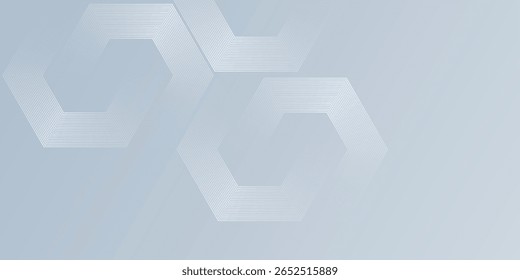 Fondo abstracto blanco con textura hexagonal ondulada dinámica moderna 