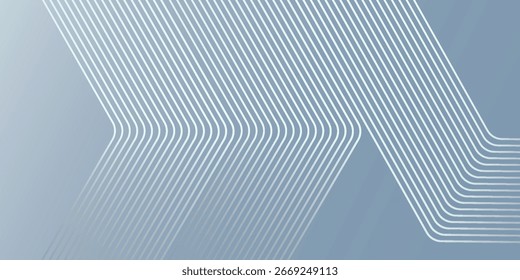 White abstract background with dynamic wavy hexagon texture. modern eps.10