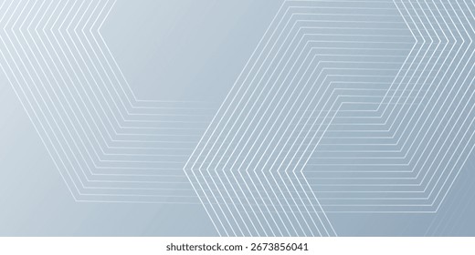 Fondo abstracto blanco con textura hexagonal ondulada dinámica. conveniente para el Fondo de pantalla simple. gris Vector geométrico eps10 