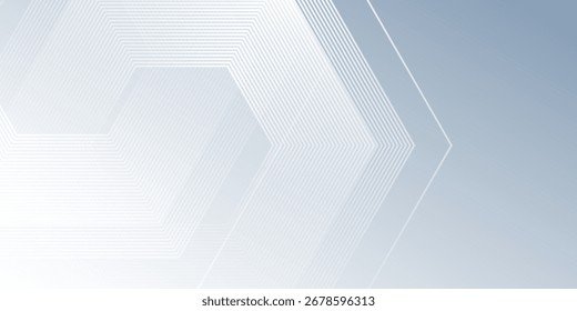 White abstract background with dynamic wavy hexagon texture. suitable for wallpaper simple modern