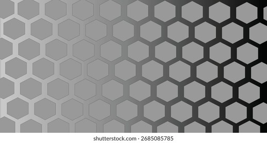 White abstract background with dynamic wavy hexagon texture. suitable for wallpaper simple, whiite and silver color.