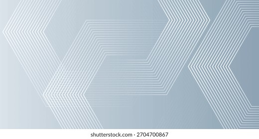 White abstract background with dynamic wavy hexagon texture modern hexagon VECTOR ILLUSTRATION EPS10