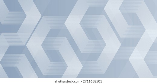 Fondo abstracto blanco con textura hexagonal ondulada dinámica simple