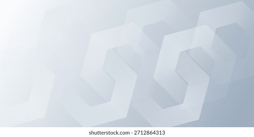 Fundo abstrato branco com textura de hexágono ondulado dinâmico. adequado para papel de parede simples