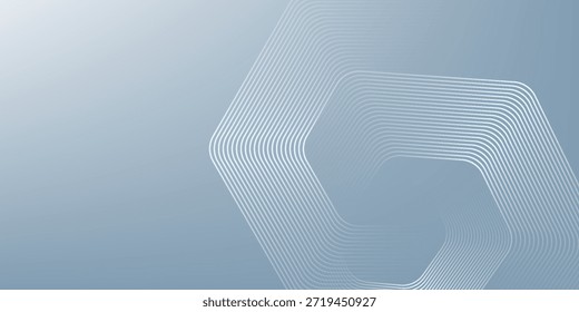 White abstract background with dynamic wavy hexagon texture. suitable for wallpaper, poster, banner simple art modern