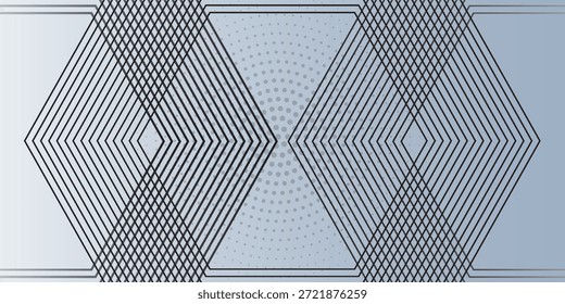 White abstract background with dynamic wavy hexagon texture. suitable for wallpaper simple