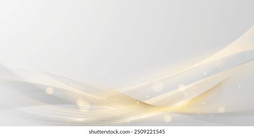 White abstract background with elegant vector illustration.