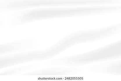 White abstract background featuring smooth, flowing curves, perfect for minimalist designs, presentations, and modern creative projects.