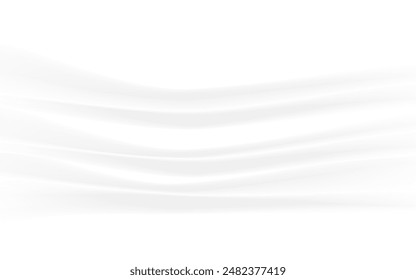 Fondo abstracto blanco con curvas suaves y fluidas, perfecto para diseños minimalistas, presentaciones y proyectos creativos modernos.