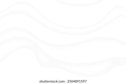White abstract background featuring smooth, flowing curves, perfect for minimalist designs, presentations, and modern creative projects.