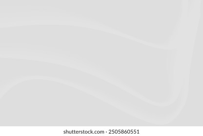 White abstract background featuring smooth, flowing curves, perfect for minimalist designs, presentations, and modern creative projects.