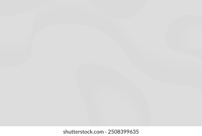 Fundo abstrato branco com curvas suaves, fluindo, perfeito para projetos minimalistas, apresentações e projetos criativos modernos.