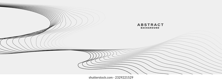 White Abstract background with flowing lines wave.vector illustration.
