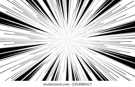 White abstract background with futurisctic and modern and black ray burst style speed vector design