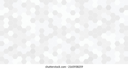 white abstract background with futuristic and hexagon concept