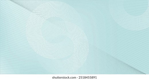 White abstract background with geometric shapes. Modern circle lines pattern. Minimal geometric design.
