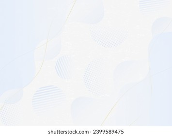 Weißer abstrakter Hintergrund mit goldenen Linien.