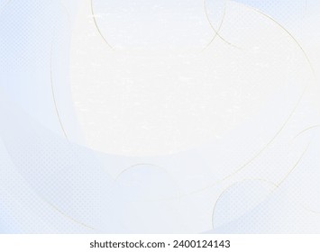 White abstract background with golden lines.