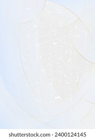 White abstract background with golden lines.