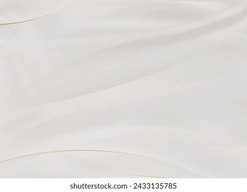 Fondo abstracto blanco con líneas doradas.