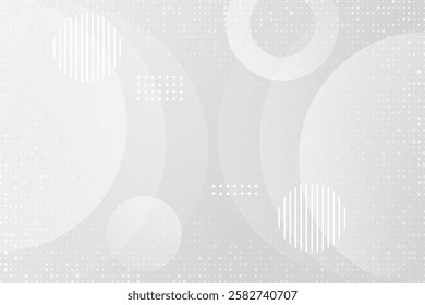 white abstract background with gradient shapes and geometric patterns can be used for web banner, poster, flyer, business brochure, cover