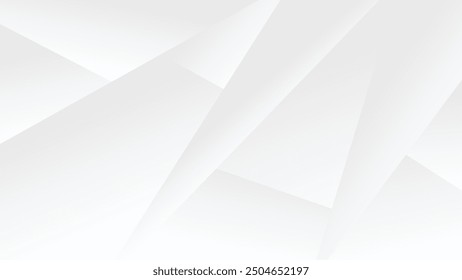 white abstract background with graphic geometric shape