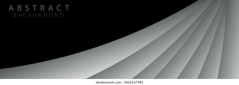 White abstract background with gray diagonal stripes and shadows. Simple texture graphic element. Modern futuristic concept. Vector