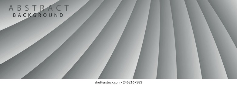White abstract background with gray diagonal stripes and shadows. Simple texture graphic element. Modern futuristic concept. Vector