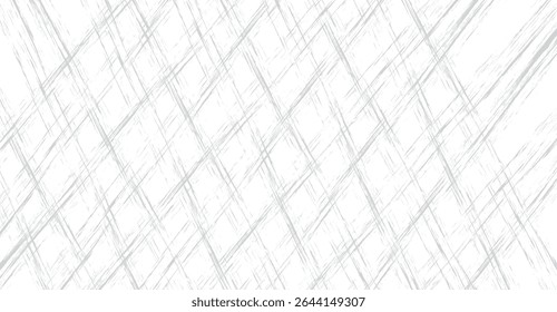 White Abstract Background with Gray Diagonal Lines, Grunge Texture for Modern Design, Wallpaper, and Artistic Projects, Minimalist Backdrop for Creative Presentations