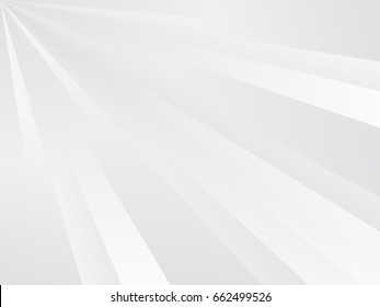 White abstract background with gray rays beaming from left top corner texture. Grey polygonal triangular pattern, in vector. Screen ratio 3:4