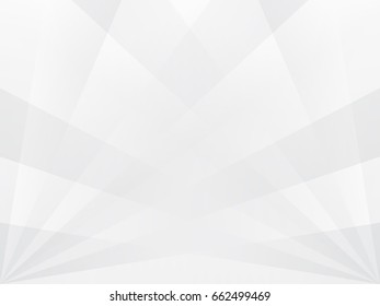 White abstract background with gray transparent spotlight texture. Grey polygonal triangular pattern, in vector. 