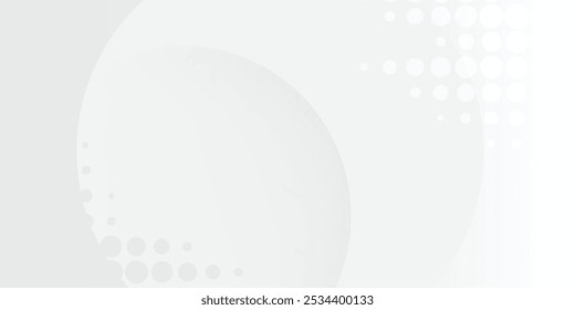 Estilo de arte de línea de diseño de semitono de fondo abstracto blanco. Diseño de Web decorativo o carteles, Anuncios, volantes.