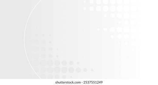 white abstract background halftone design line art style. Decorative web layout or posters, banners, flyers.