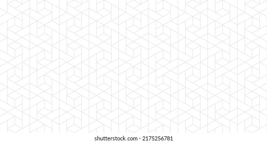 white abstract background with  hexagon pattern style and seamless concept