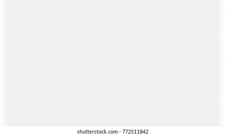White abstract background with horizontal stripes texture. Vector pattern with grey gradient lines.