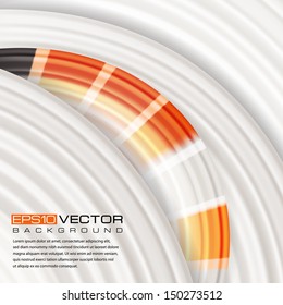 White abstract background.The illustration contains transparency and effects. EPS10