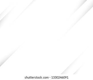 White abstract background with light gray line 3d concept in flat vector illustration design style.