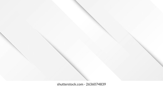Fundo abstrato branco com padrão de linha, design de banner. Vetor