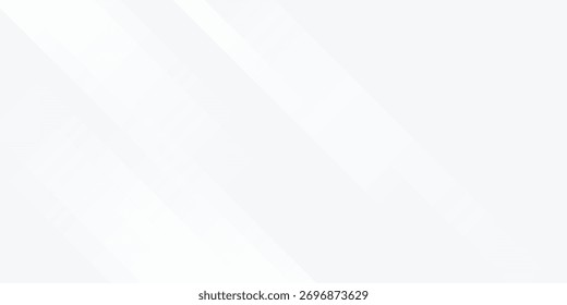 Fundo abstrato branco com padrão de linha, design de banner. Vetor 16:9