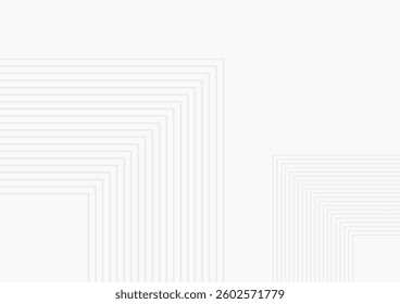 White Abstract Background with Lines