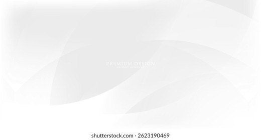 White abstract background with luxury gradient circle lines.vector eps10