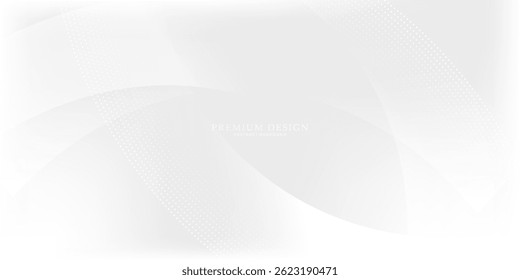 White abstract background with luxury gradient circle lines.vector modern eps10