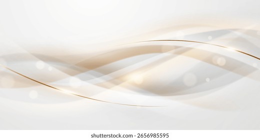Fondo abstracto blanco con Ilustración vectorial de lujo.
