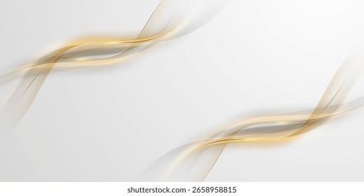 Fondo abstracto blanco con Ilustración vectorial de lujo.
