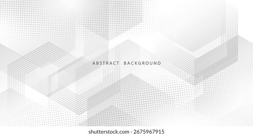 Fondo abstracto blanco con Ilustración vectorial de lujo.
