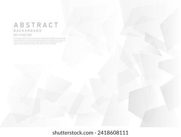 fondo abstracto blanco Diseño de fondo geométrico mínimo de luz blanca