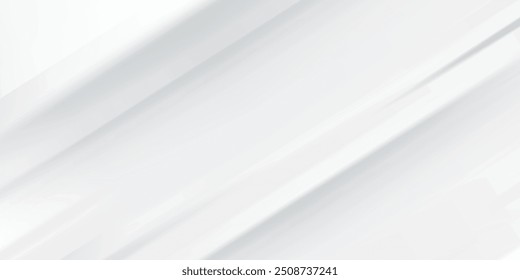 White abstract background. Modern circle lines pattern. Futuristic concept